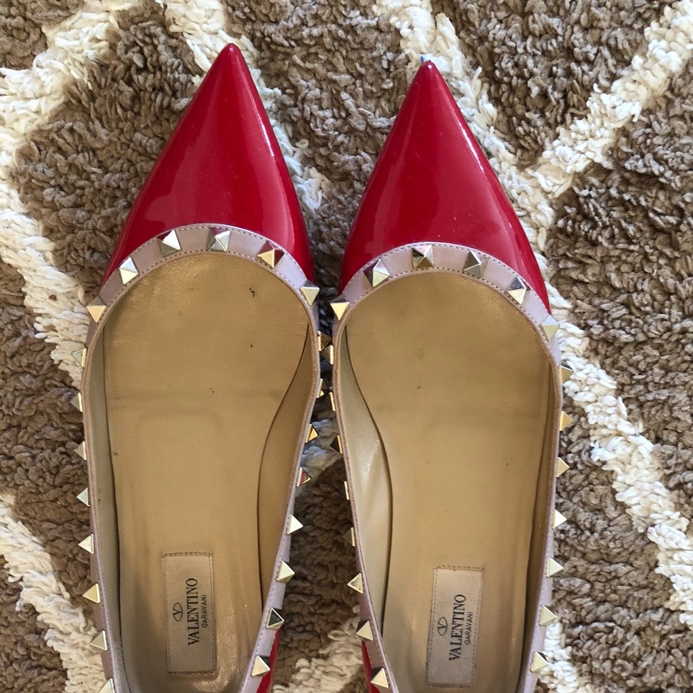 Valentino rockstud flats